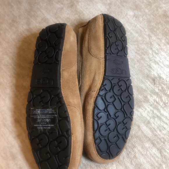 UGG Australia ‘Boylan’ Tassel Loafer Slippers Chestnut Suede Mens 10M - Picture 6 of 7